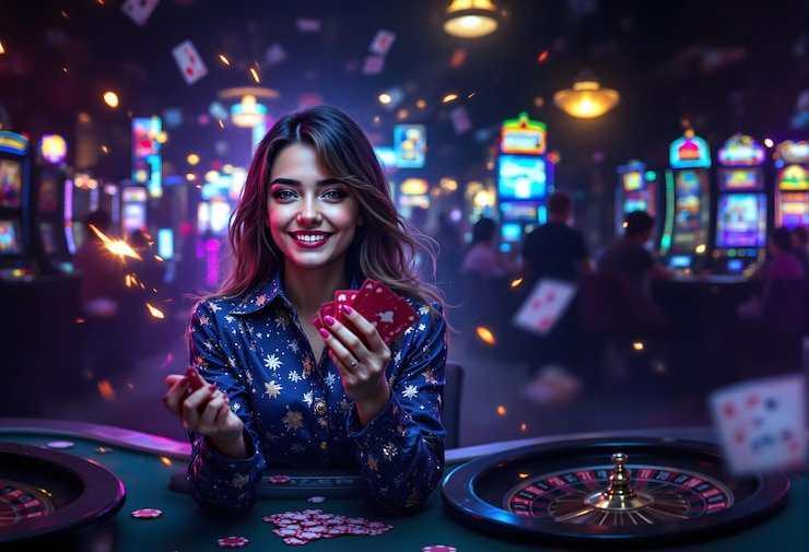 slot paris88 Speed Baccarat live dealer studio with real croupier at table